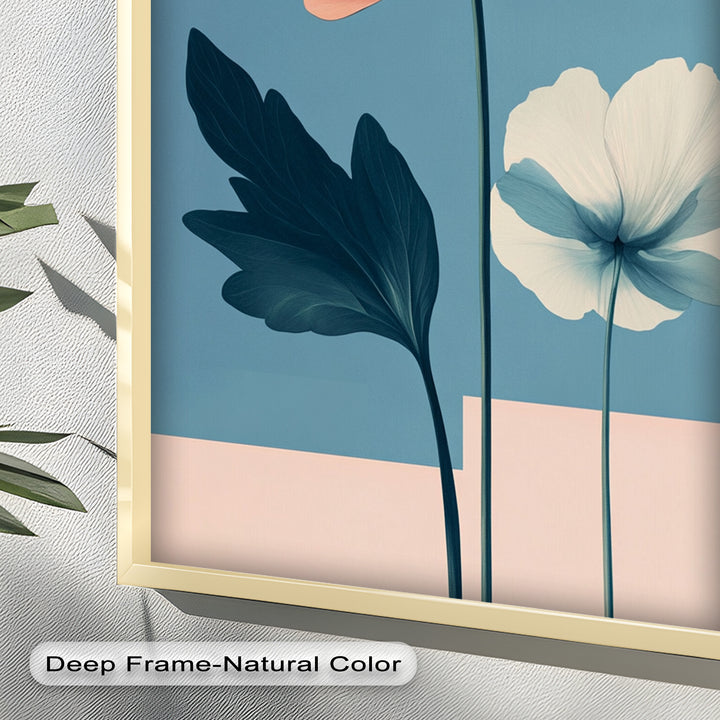 Serene Bloom – Boho Floral Oil Painting