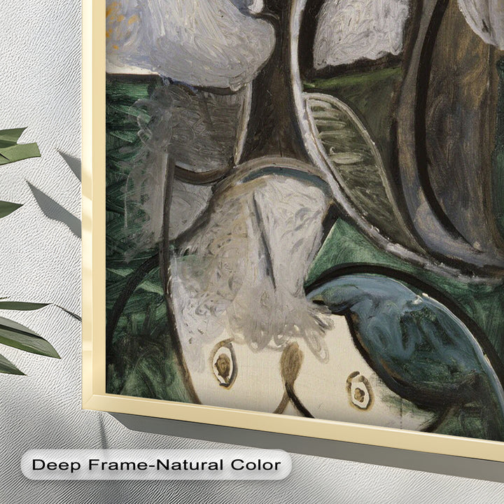 Fragmented Grace – Expressive Female Form in Picasso-Style Oil Painting