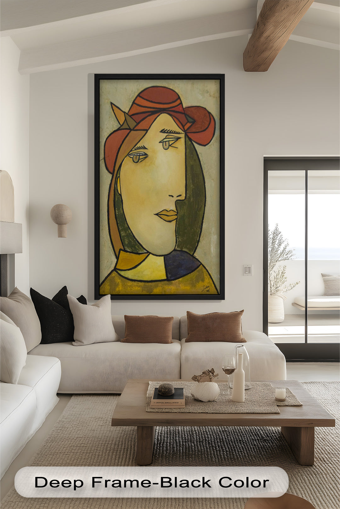 Muted Elegance – Picasso Style Oil Painting