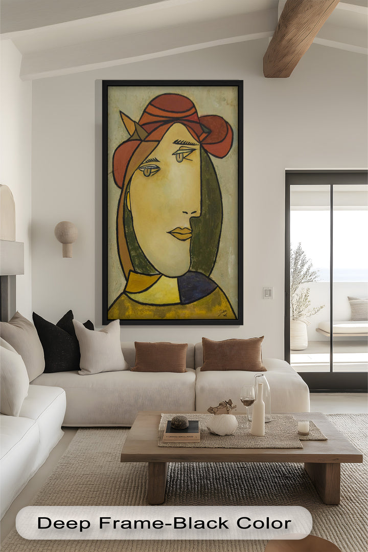 Muted Elegance – Picasso Style Oil Painting