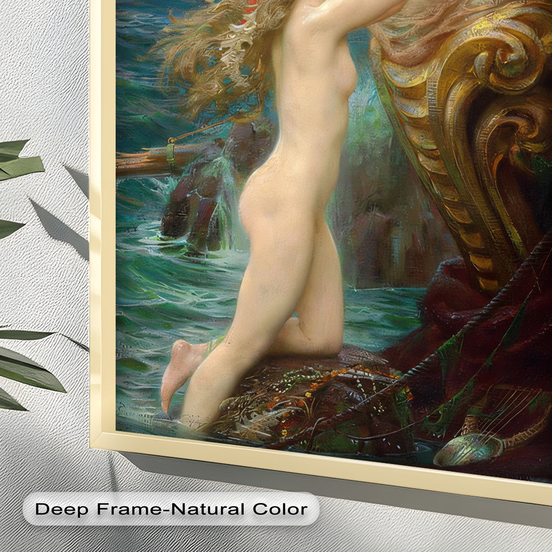 Galatea’s Awakening – Mythological Nude Oil Painting
