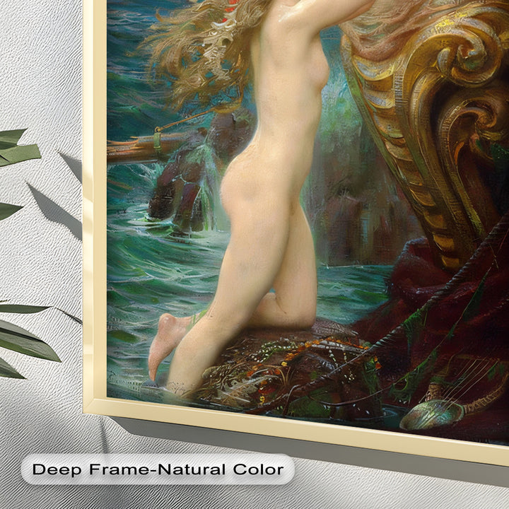 Galatea’s Awakening – Mythological Nude Oil Painting