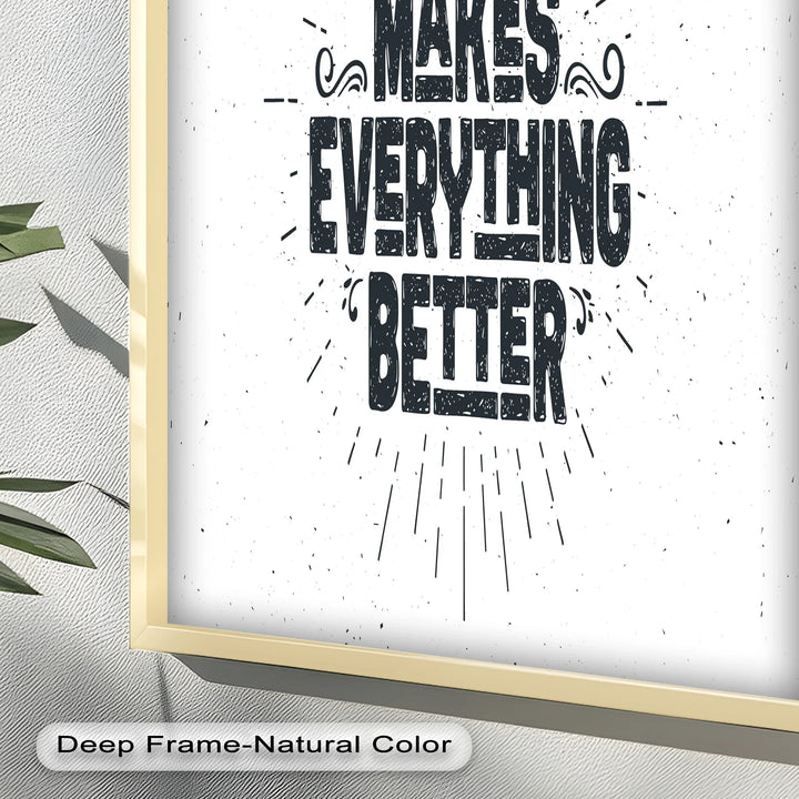 Coffee Makes Everything Better – Modern Oil Paintings - MyPhotoStation