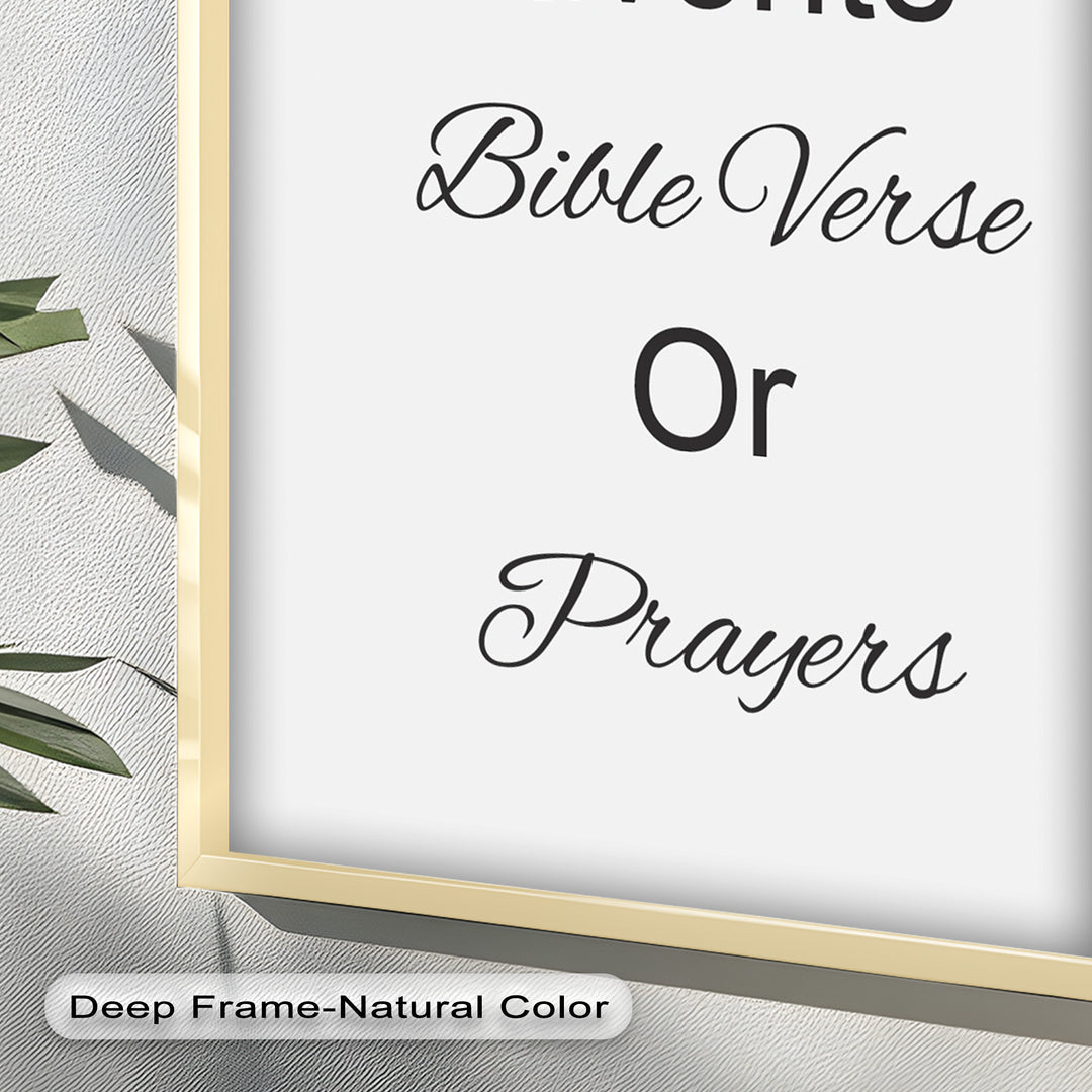 Custom Bible Verse Wall Art – Personalized Oil Painting