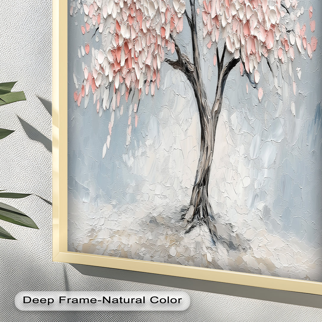 Blossoming Cherry Tree – Floral Oil Painting
