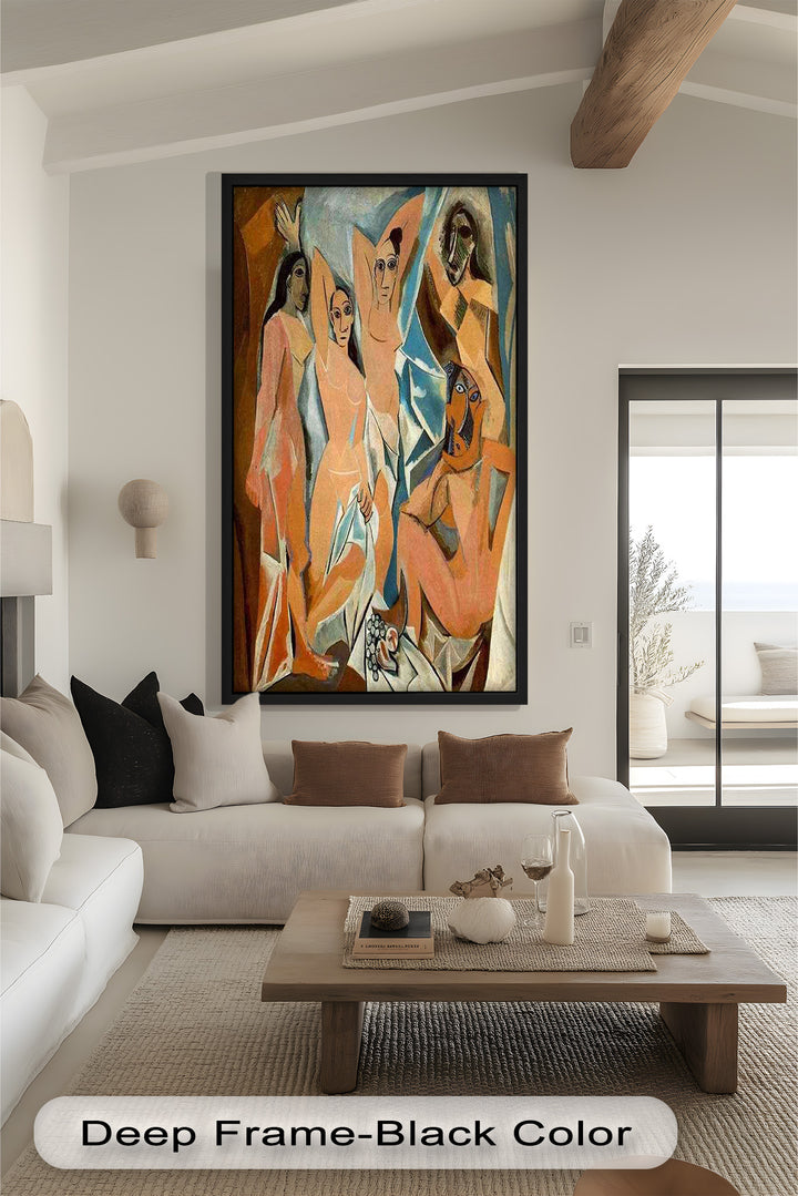 Les Demoiselles – Cubist Masterpiece Picasso Oil Painting