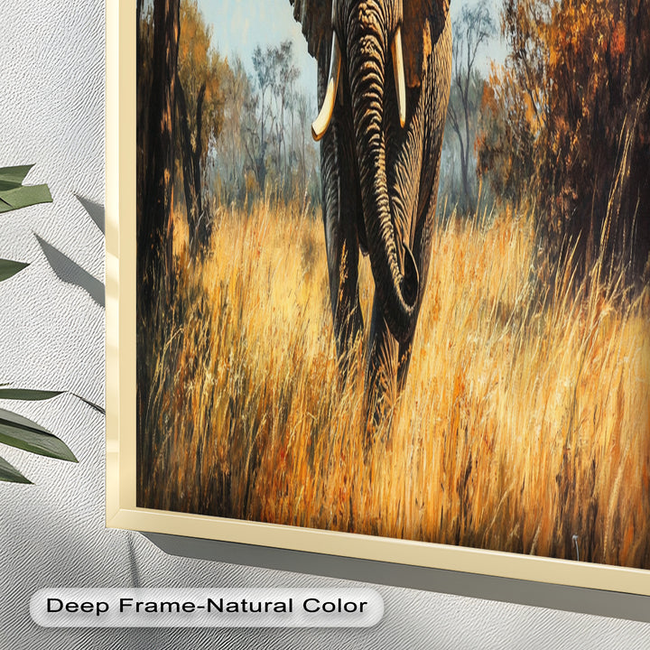 Guardian of the Wild – Elephant Oil Painting