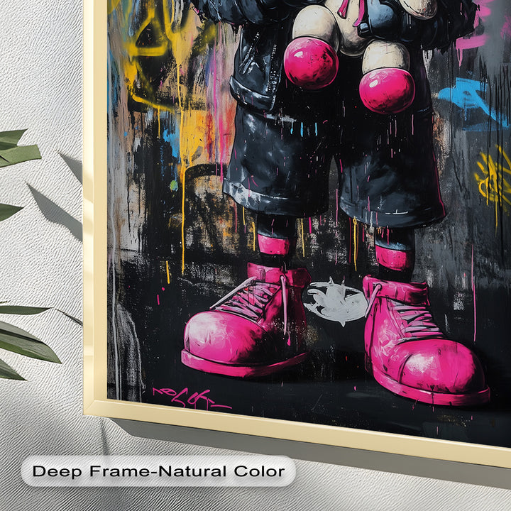 Embrace the Chaos – KAWS Oil Painting