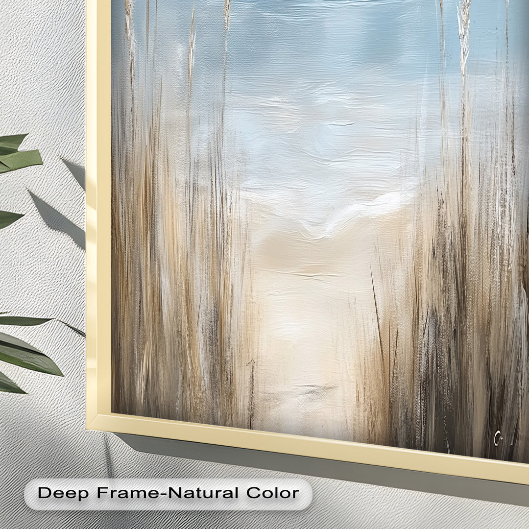 Coastal Beach Wall Art – Ocean Landscape Oil Painting