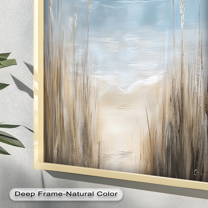 Coastal Beach Wall Art – Ocean Landscape Oil Painting