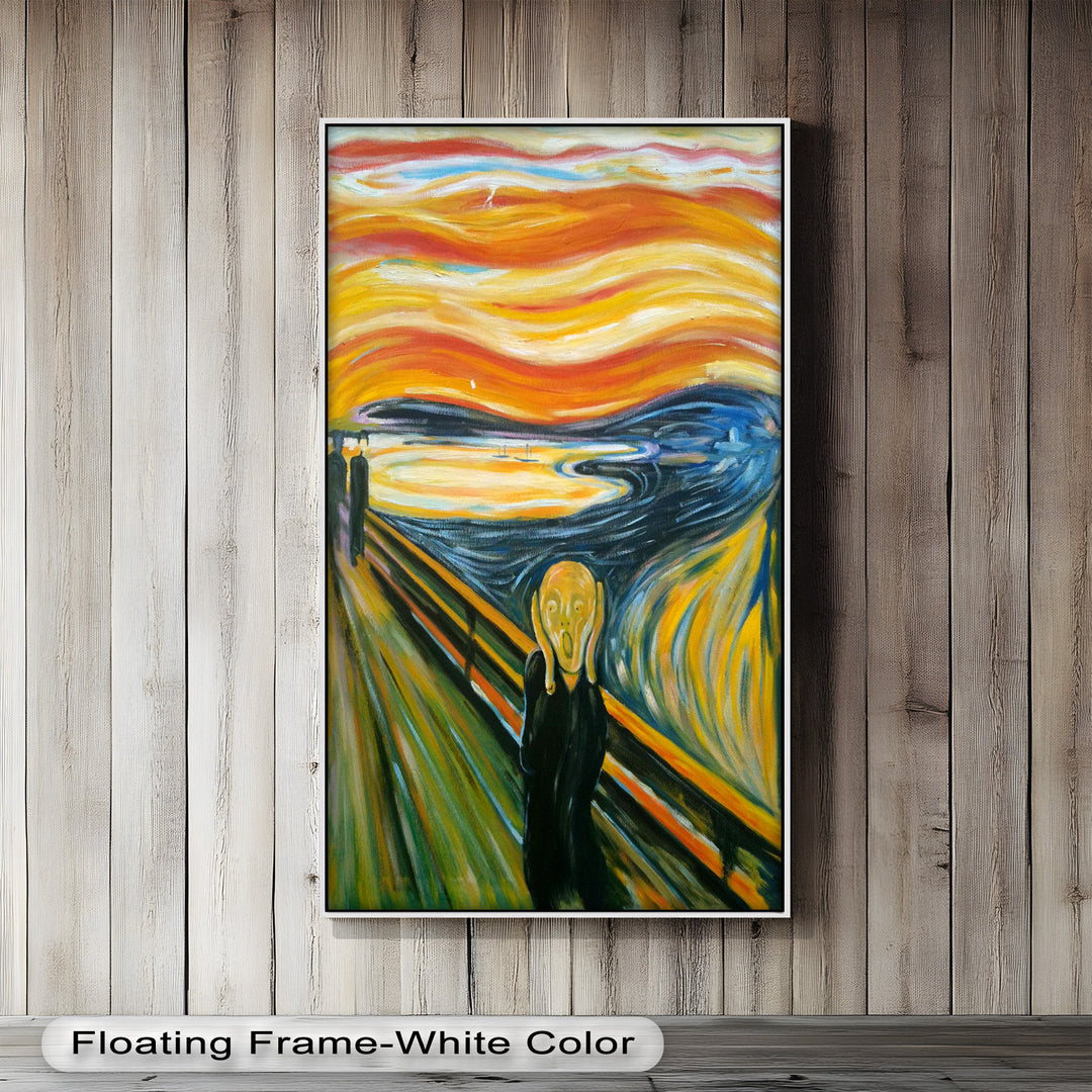 The Silent Cry – Expressionist Bridge Scene Picasso Oil Painting