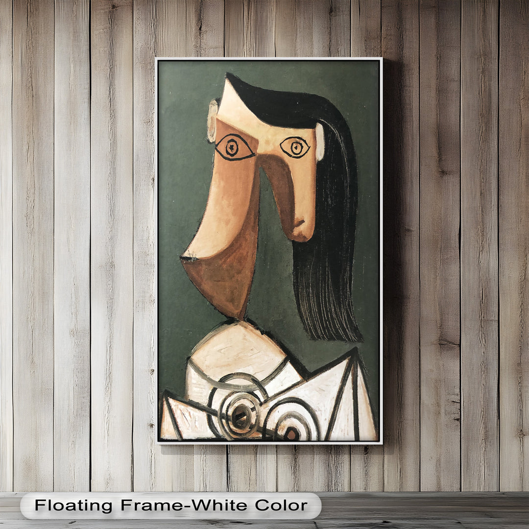 Woman with Curved Nose – Abstract Cubist Picasso Oil Painting