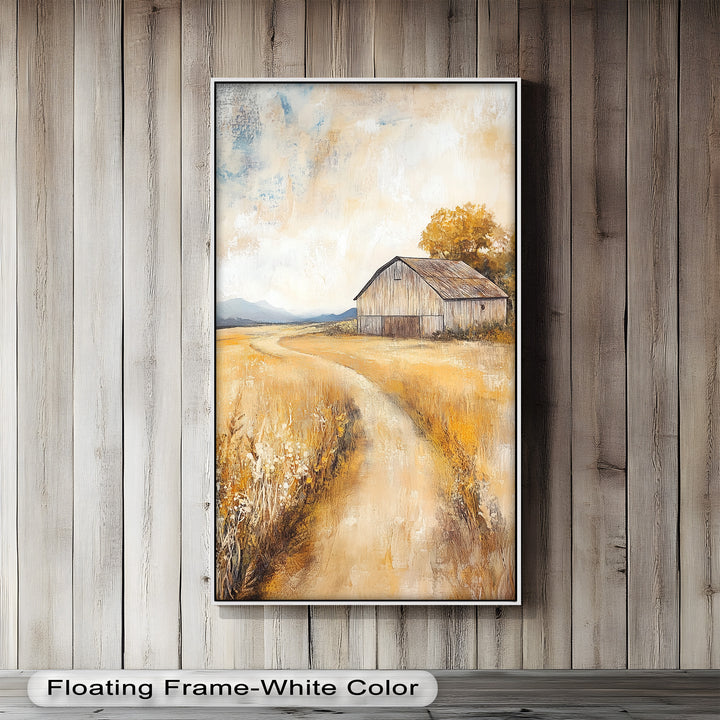 A heartfelt tribute to pastoral beauty, this artwork reflects the quiet rhythm and golden glow of life on the land.