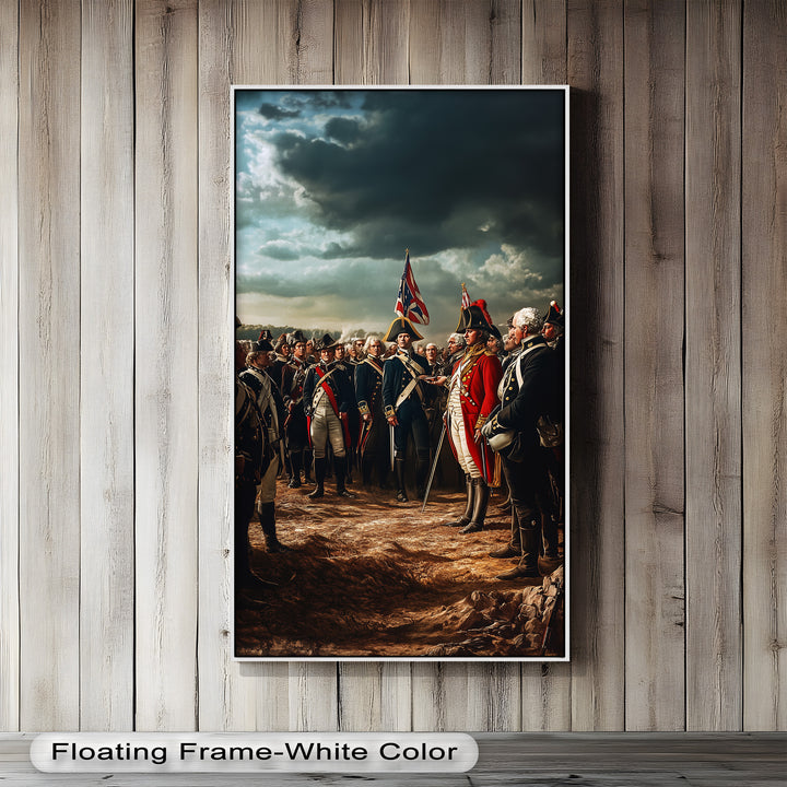 Surrender of Power – Revolutionary Oil Painting