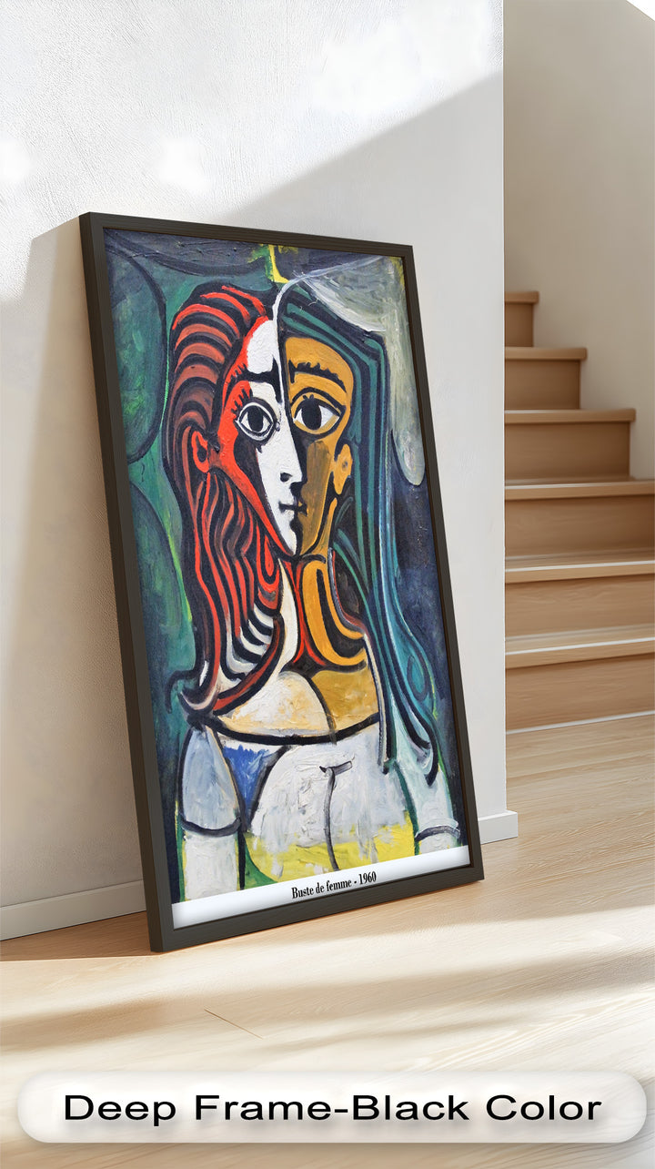 Dual Reflections – Picasso-Inspired Cubist Picasso Oil Painting