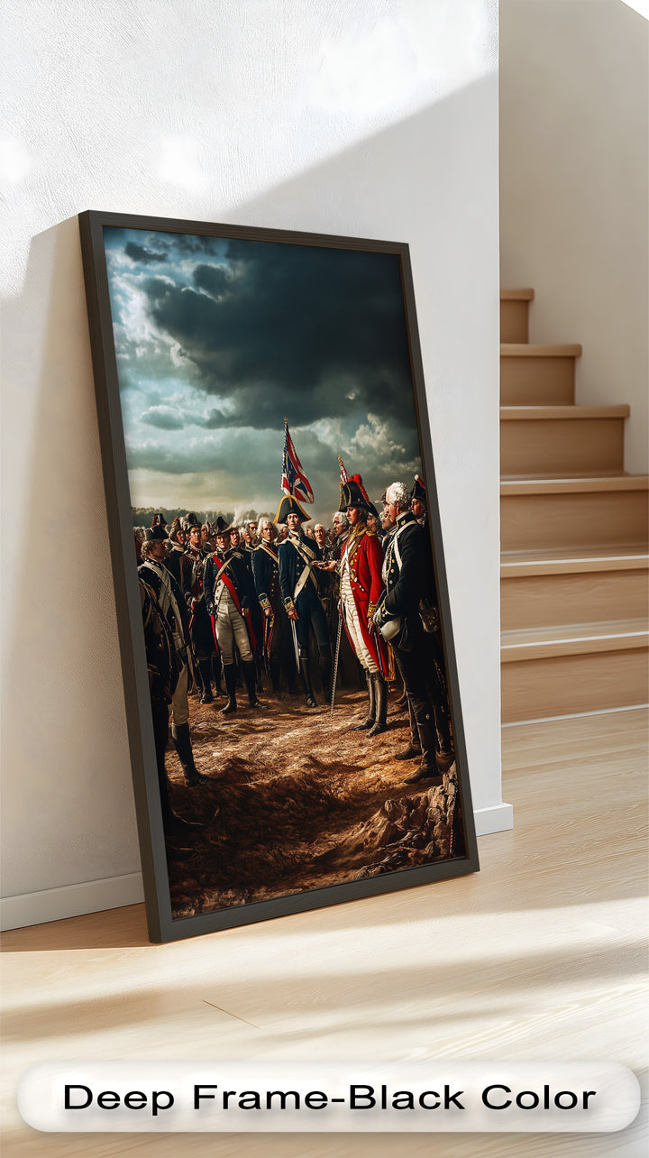 Surrender of Power – Revolutionary Oil Painting