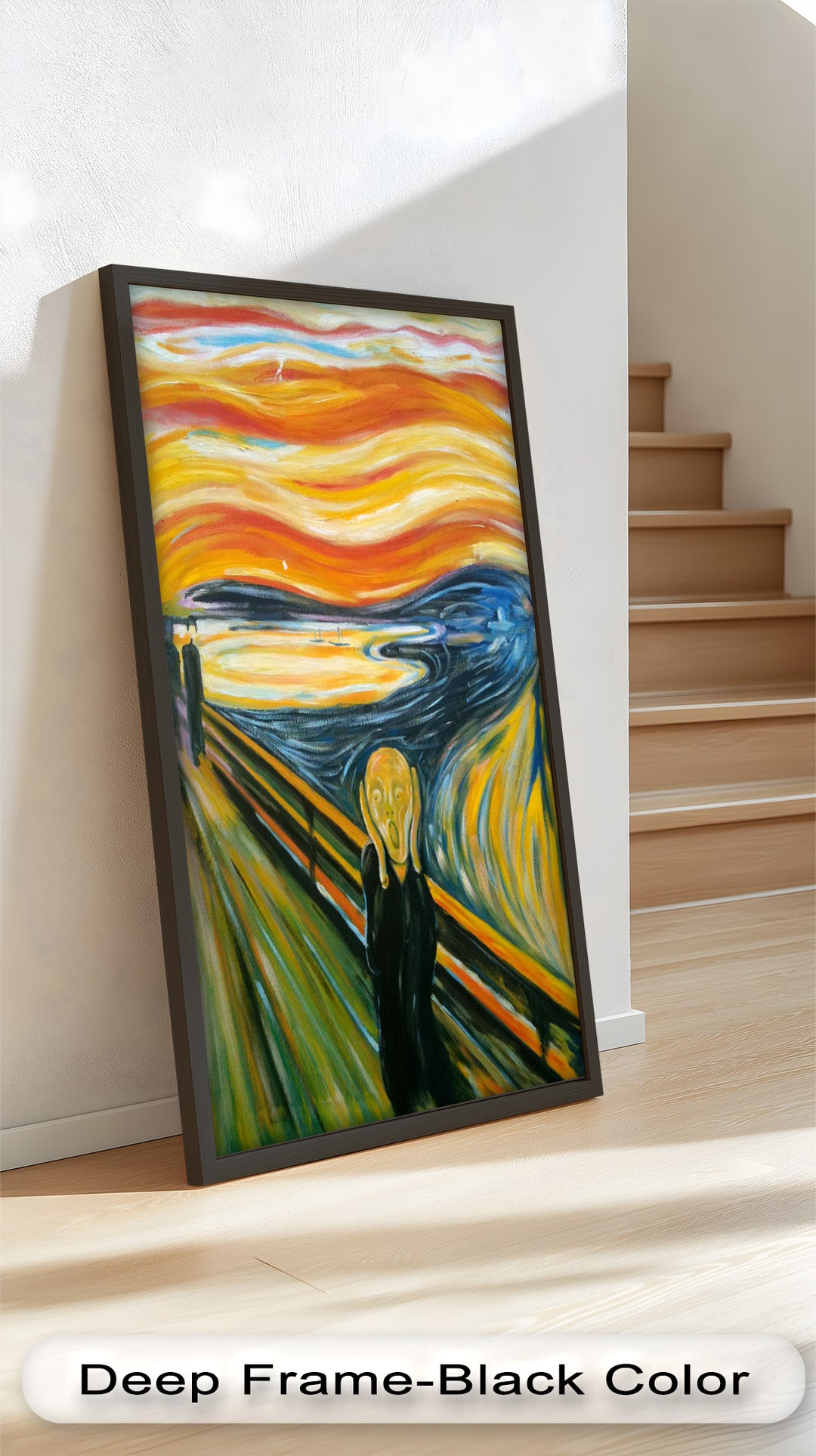 The Silent Cry – Expressionist Bridge Scene Picasso Oil Painting