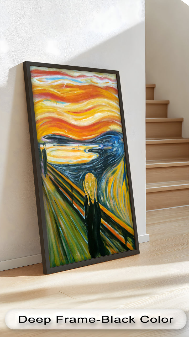 The Silent Cry – Expressionist Bridge Scene Picasso Oil Painting