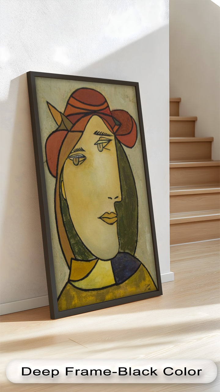 Muted Elegance – Picasso Style Oil Painting
