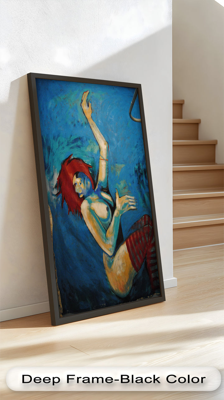 Red-Haired Nude with Blue Shadows - Picasso Oil Painting
