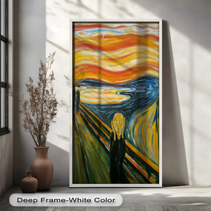 The Silent Cry – Expressionist Bridge Scene Picasso Oil Painting