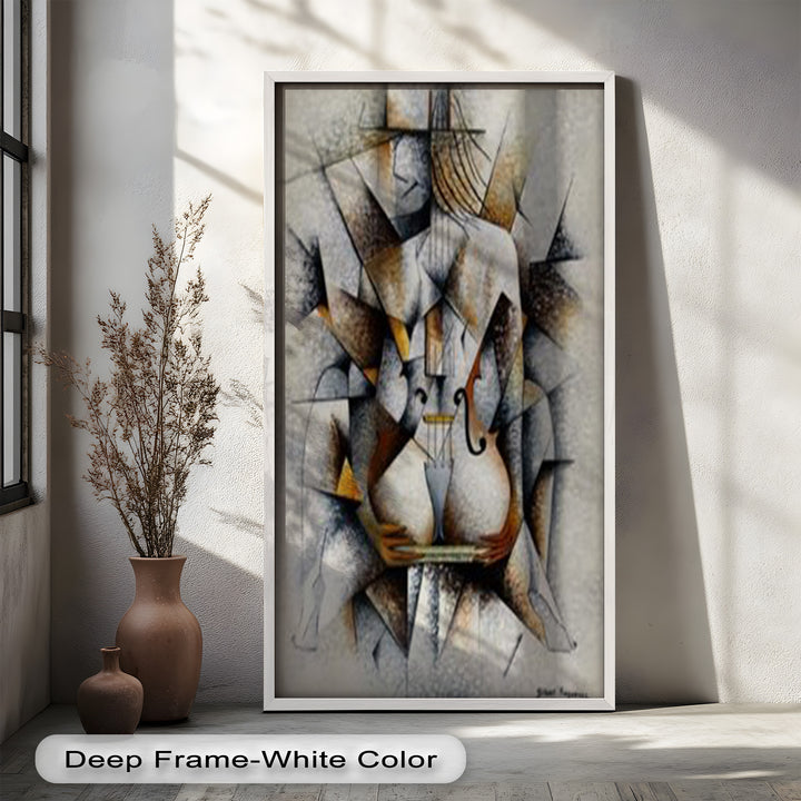 Cubist Nude with Violin - Picasso Oil Painting