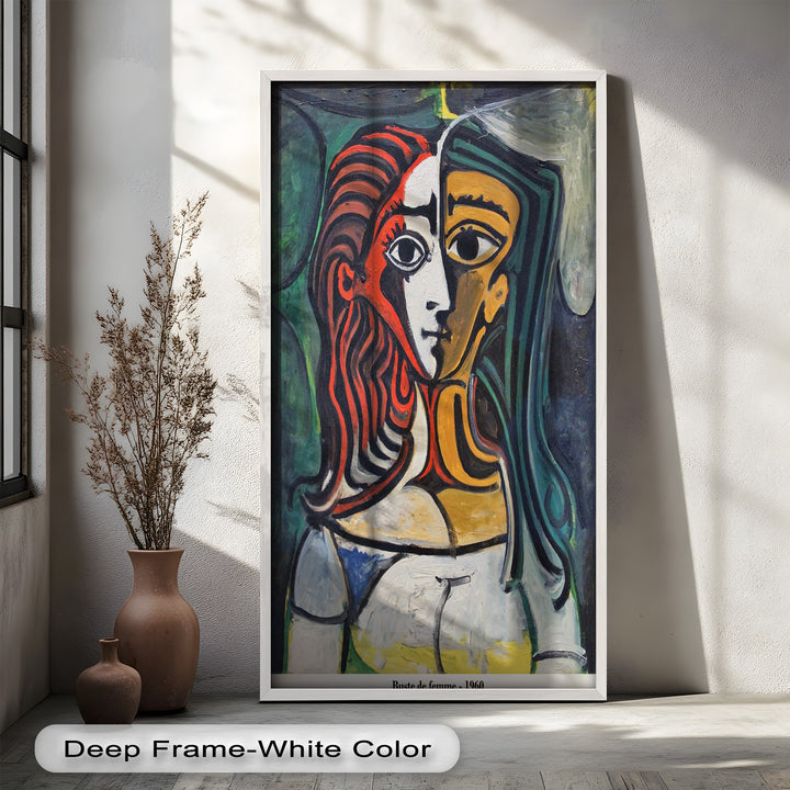 Dual Reflections – Picasso-Inspired Cubist Picasso Oil Painting