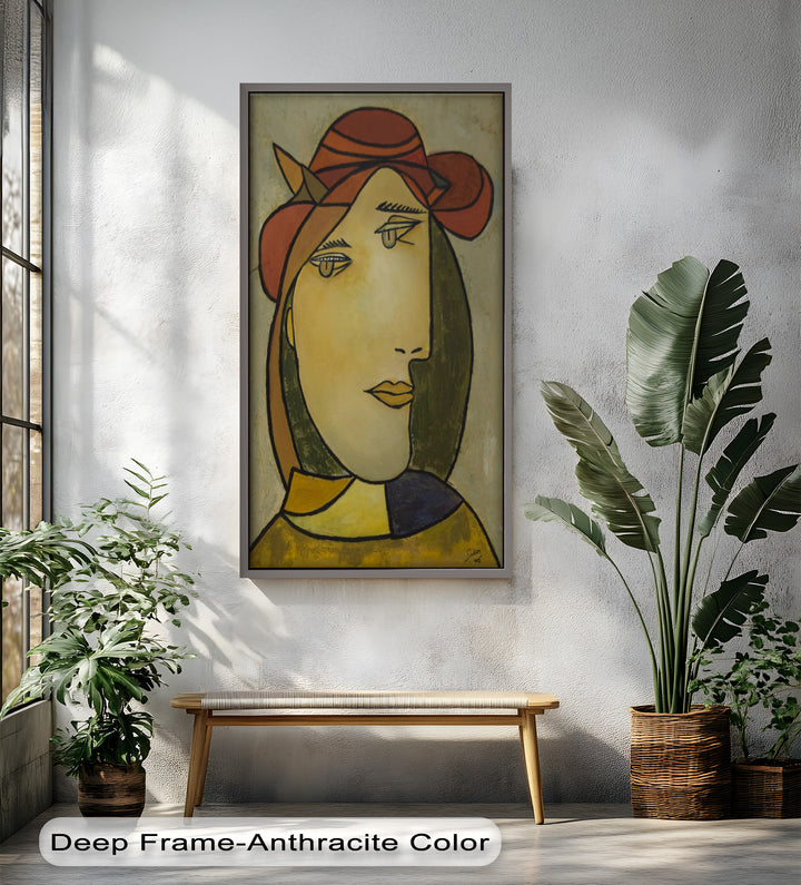 Muted Elegance – Picasso Style Oil Painting