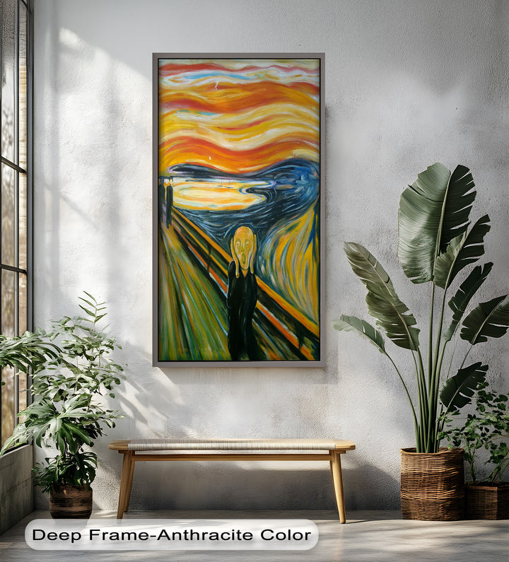The Silent Cry – Expressionist Bridge Scene Picasso Oil Painting