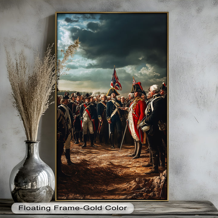 Surrender of Power – Revolutionary Oil Painting