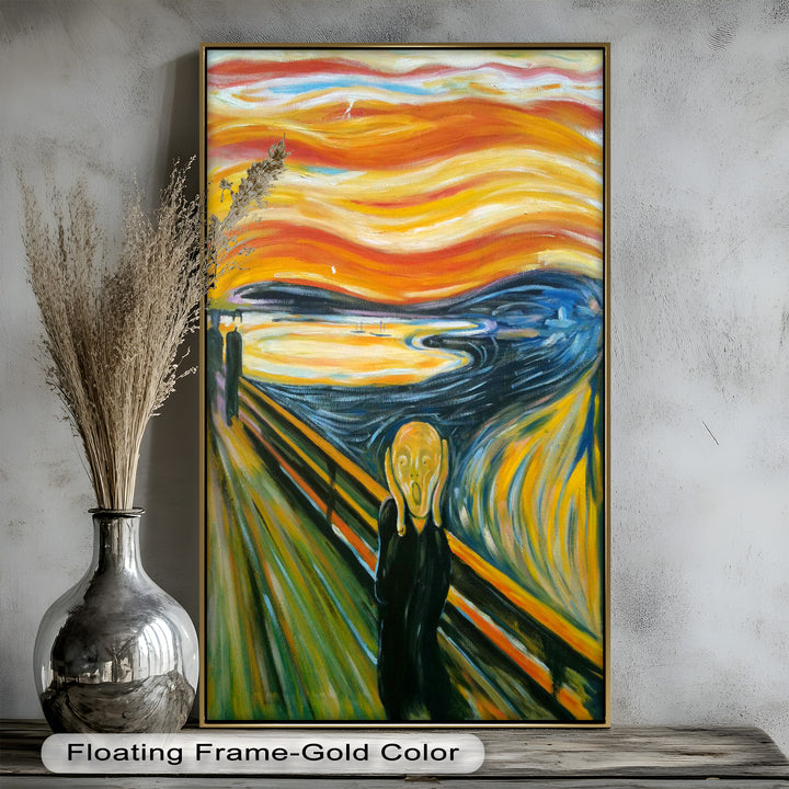 The Silent Cry – Expressionist Bridge Scene Picasso Oil Painting