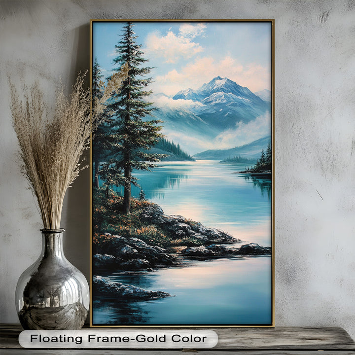 Ideal for nature lovers and rustic interiors, this painting brings the calm and majesty of the outdoors into any space.
