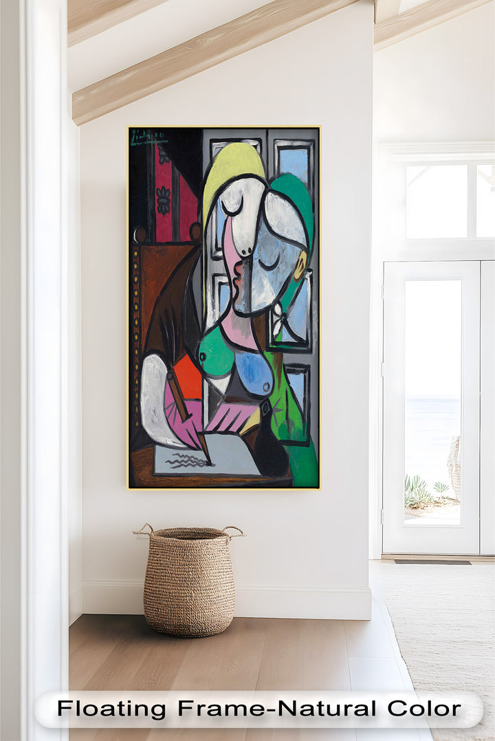 The Letter – Woman Writing at Window Picasso Oil Painting