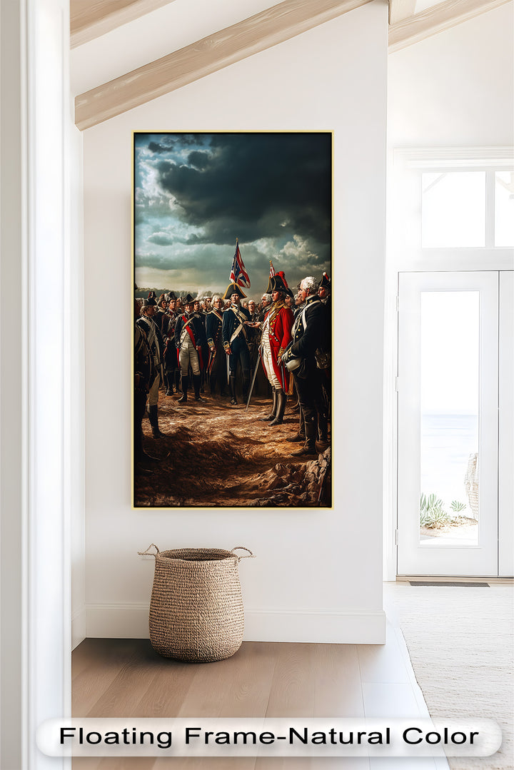 Surrender of Power – Revolutionary Oil Painting