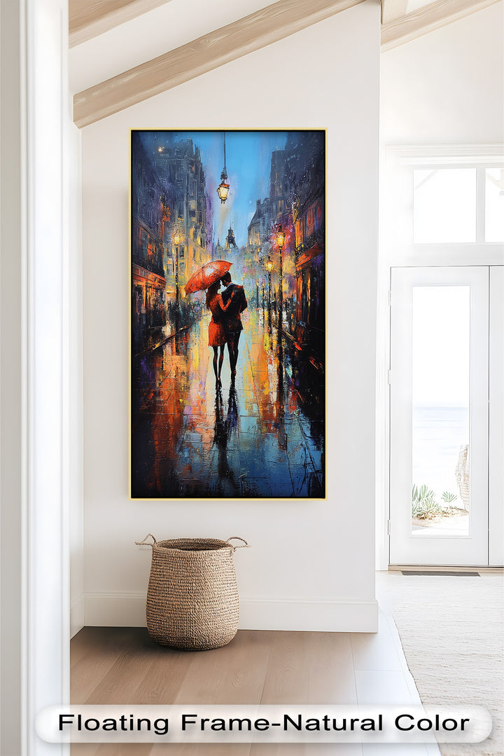Parisian Embrace – Love Oil Painting