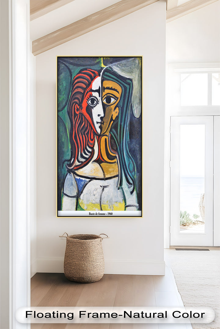 Dual Reflections – Picasso-Inspired Cubist Picasso Oil Painting