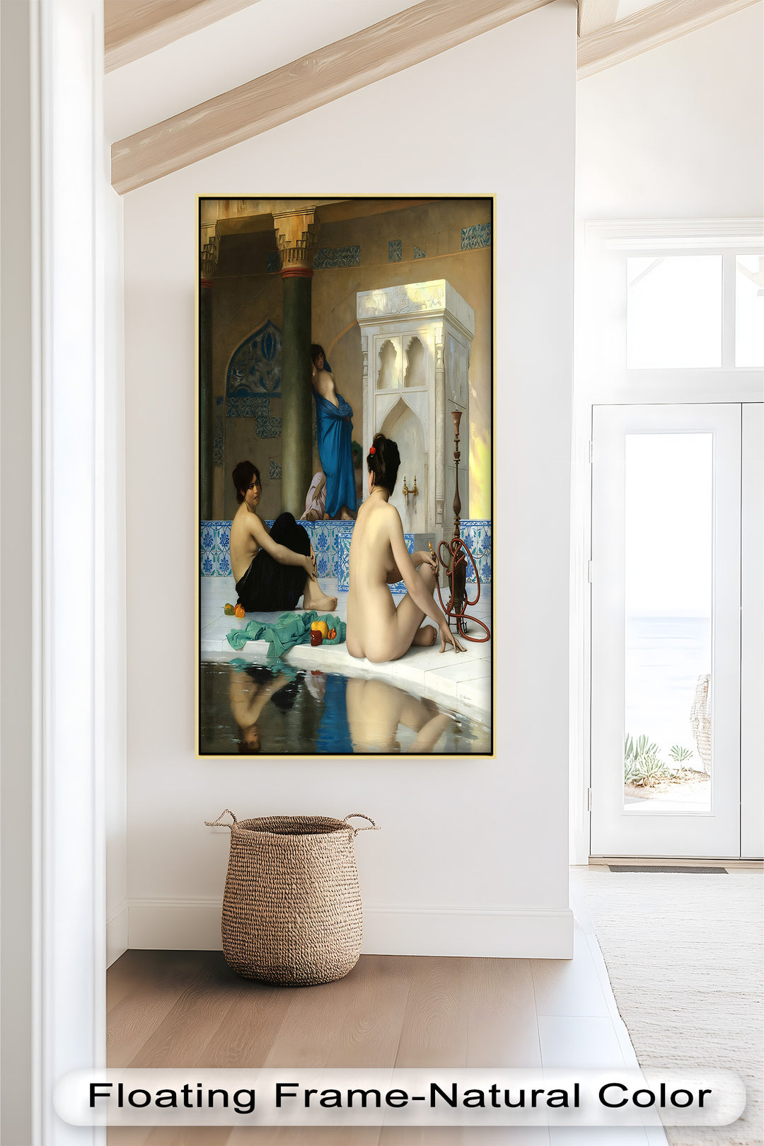 Serenity of the Harem Bath – Orientalist Renaissance Oil Painting