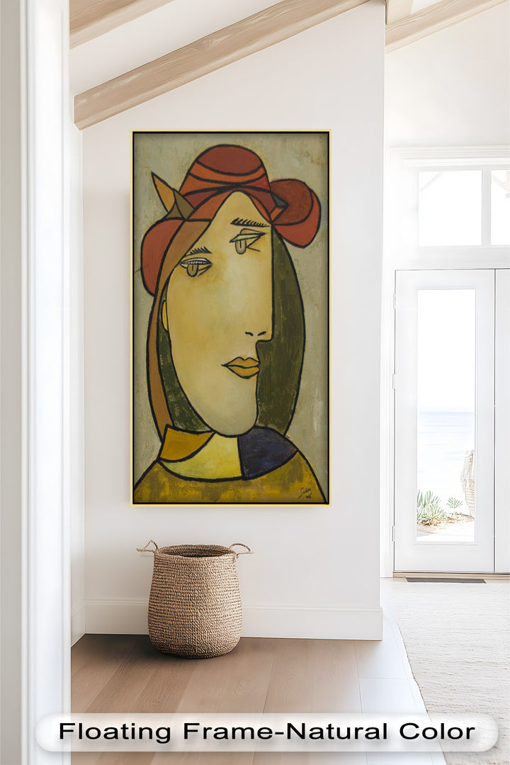 Muted Elegance – Picasso Style Oil Painting