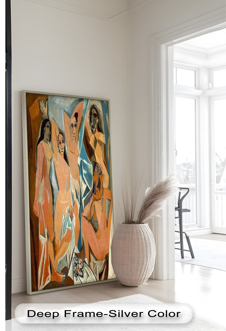 Les Demoiselles – Cubist Masterpiece Picasso Oil Painting