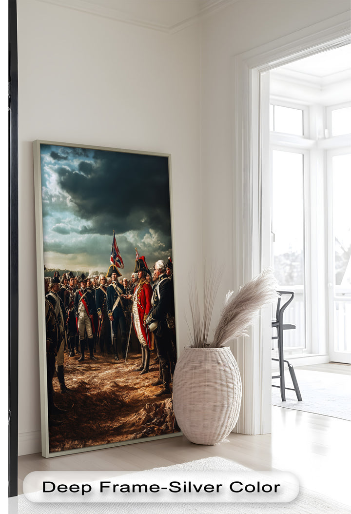 Surrender of Power – Revolutionary Oil Painting