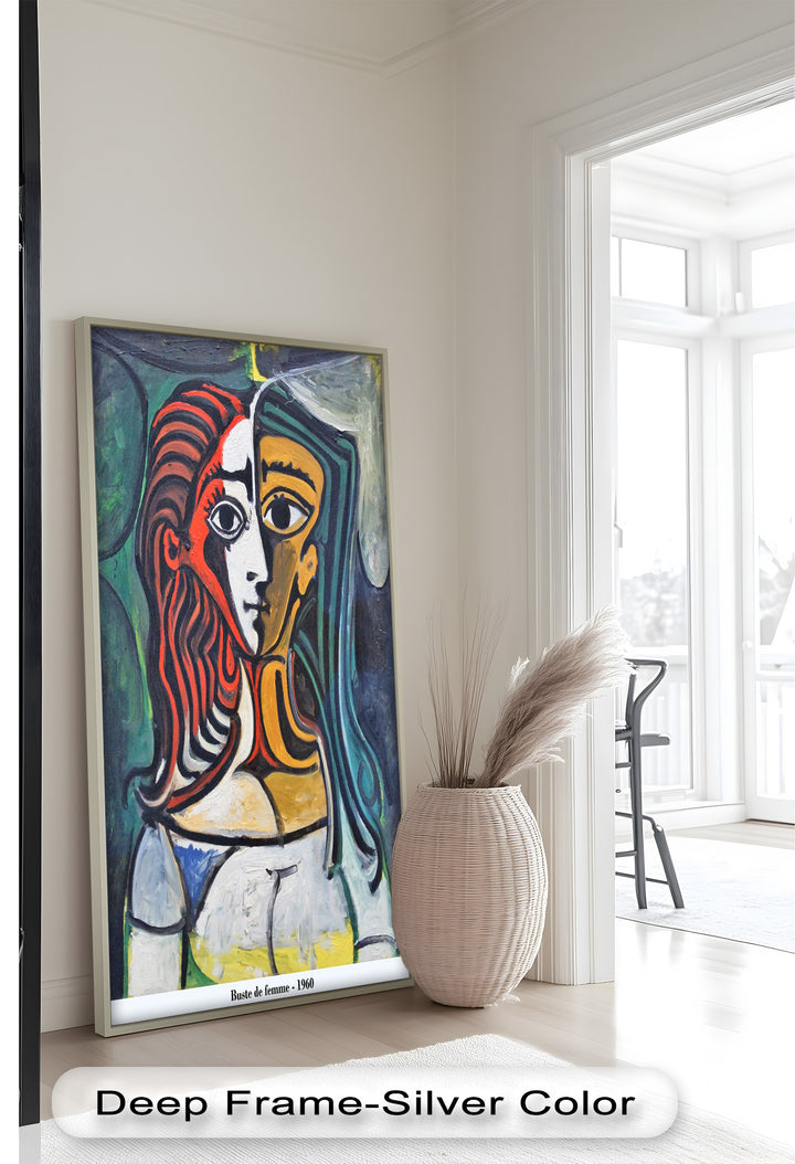 Dual Reflections – Picasso-Inspired Cubist Picasso Oil Painting