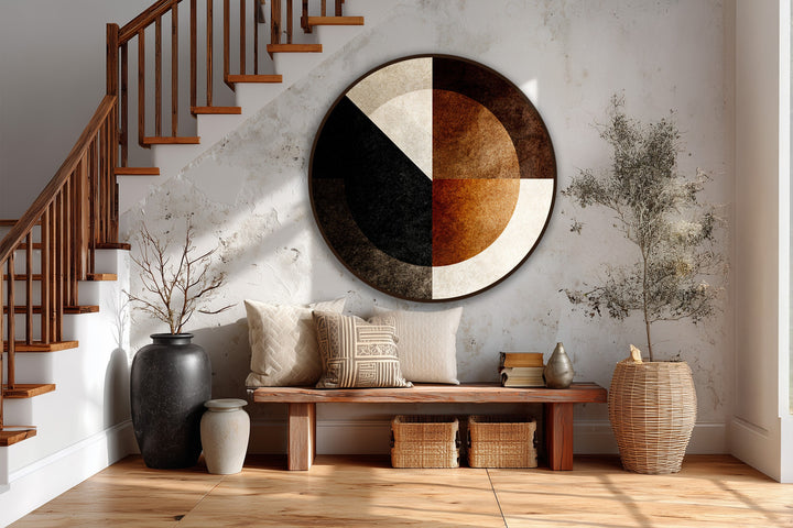 circular abstract wall décor