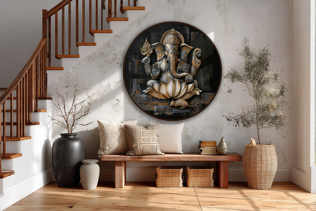 premium circular spiritual decor