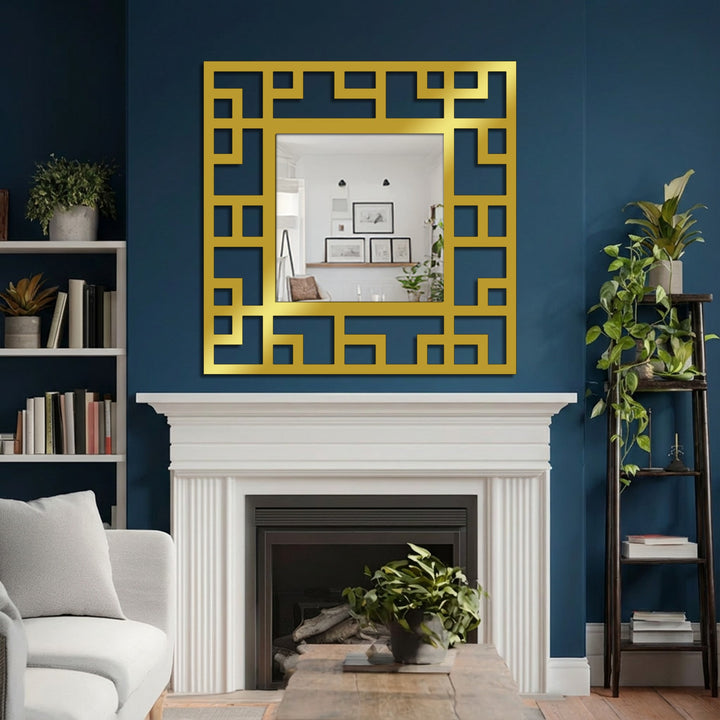 Modern Greek pattern mirror