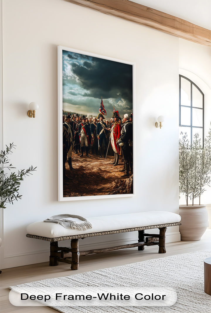 Surrender of Power – Revolutionary Oil Painting