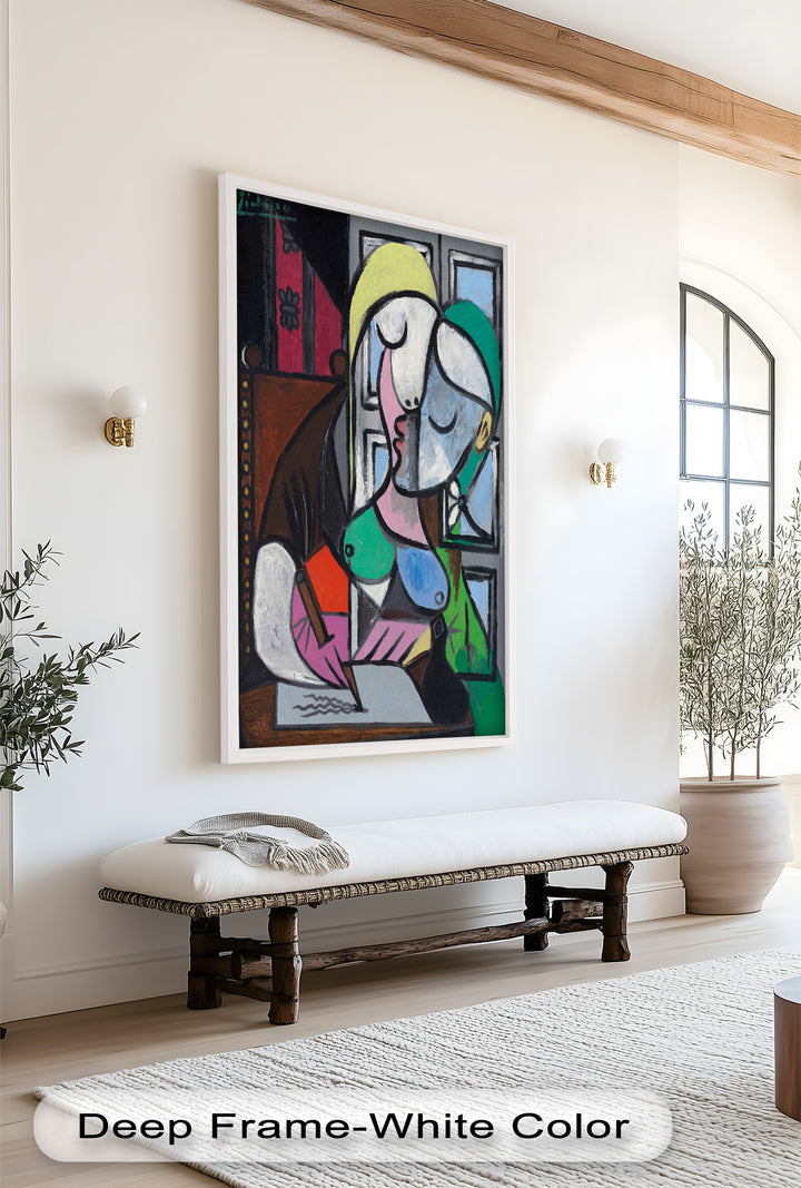 The Letter – Woman Writing at Window Picasso Oil Painting