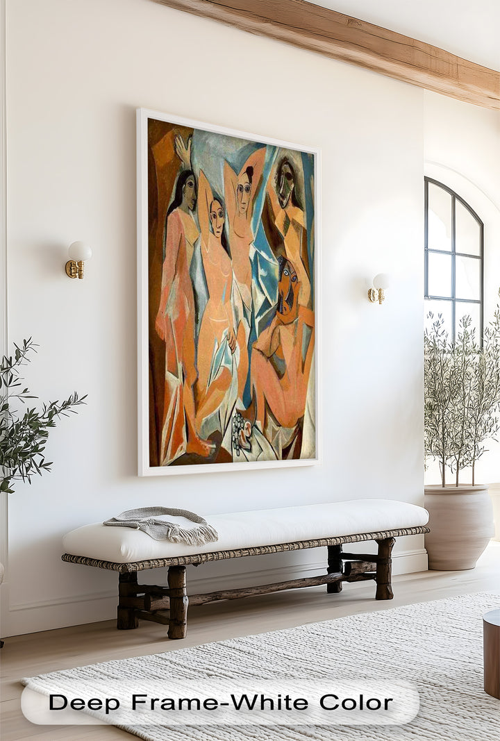 Les Demoiselles – Cubist Masterpiece Picasso Oil Painting