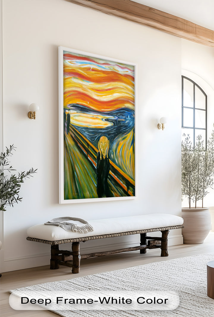 The Silent Cry – Expressionist Bridge Scene Picasso Oil Painting