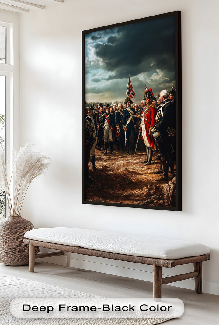 Surrender of Power – Revolutionary Oil Painting
