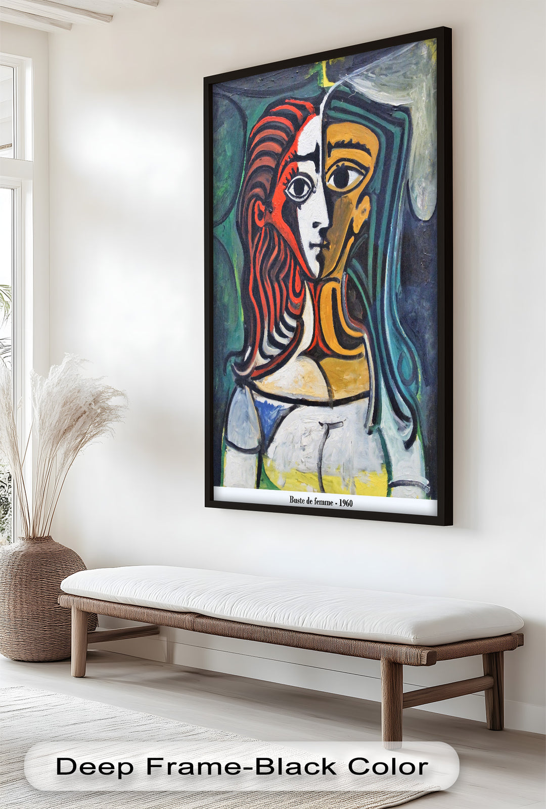 Dual Reflections – Picasso-Inspired Cubist Picasso Oil Painting